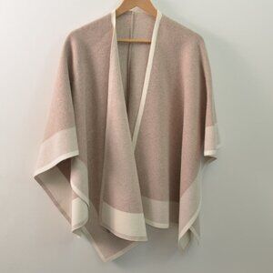 Burberry Cape Mink Cashmere Wool Beige One Size